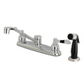 Nuwave French FB112NFL 8-Inch Centerset Kitchen Faucet with Sprayer FB112NFL